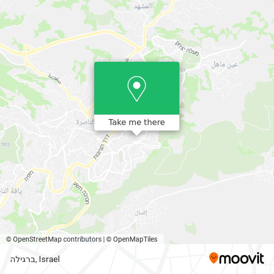 ברגילה map