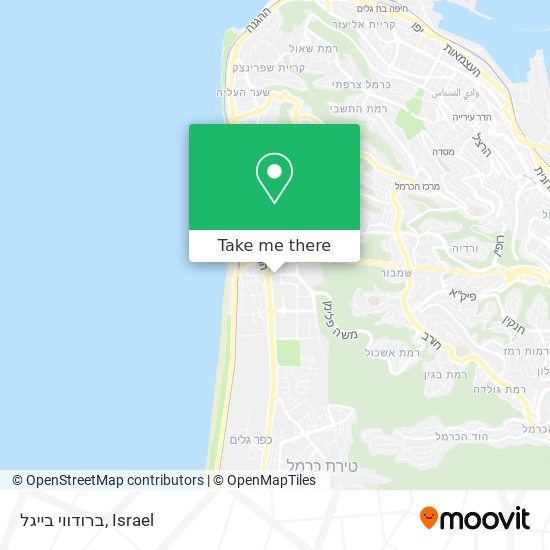 ברודווי בייגל map