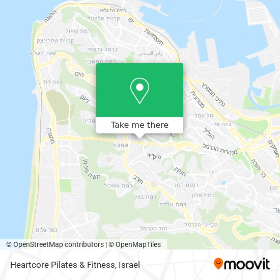 Карта Heartcore Pilates & Fitness