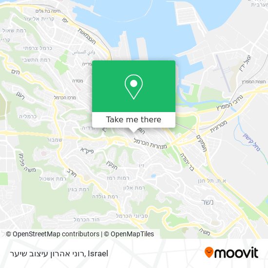 רוני אהרון עיצוב שיער map