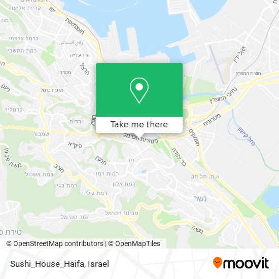 Карта Sushi_House_Haifa