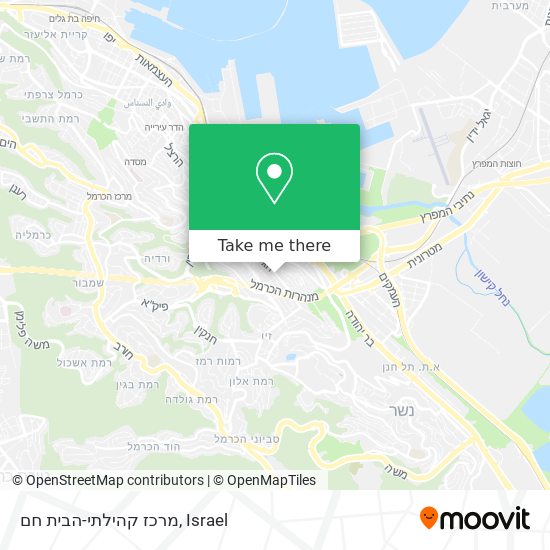 מרכז קהילתי-הבית חם map