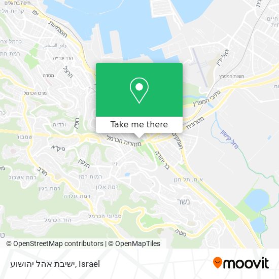 ישיבת אהל יהושוע map