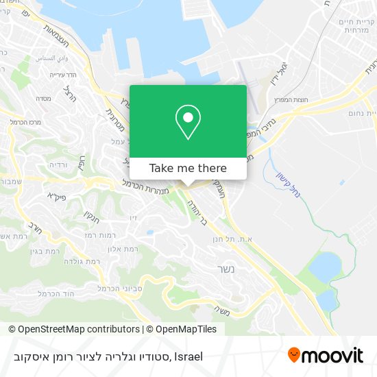 סטודיו וגלריה לציור רומן איסקוב map