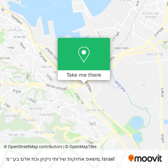 משאפ אחזקות שירותי ניקיון וכח אדם בע״מ map