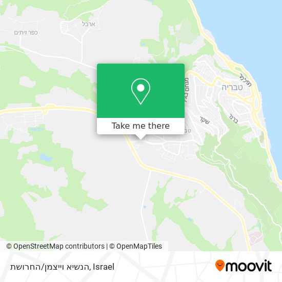 הנשיא וייצמן/החרושת map