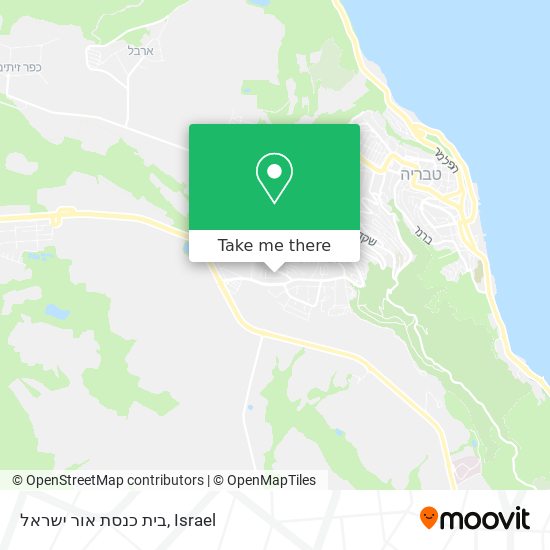 בית כנסת אור ישראל map