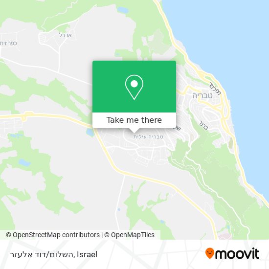 השלום/דוד אלעזר map