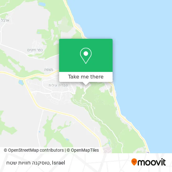 Карта טוסקנה חוויות שטח