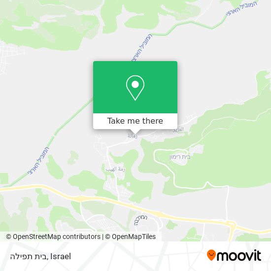 בית תפילה map