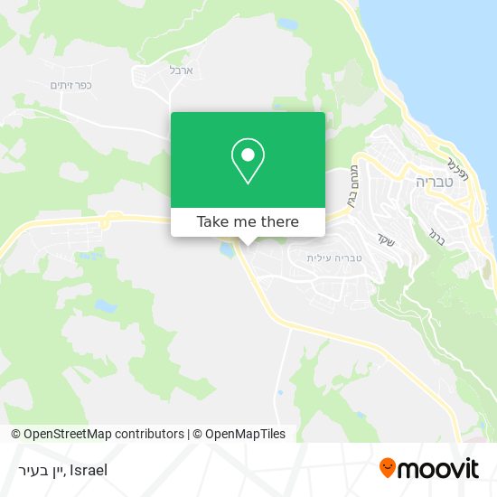 יין בעיר map