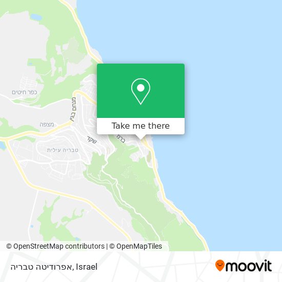 אפרודיטה טבריה map