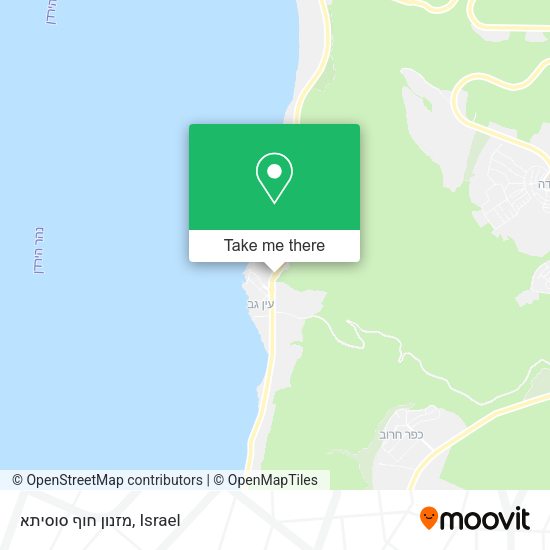 מזנון חוף סוסיתא map
