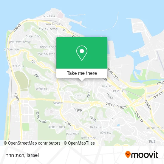 Карта רמת הדר
