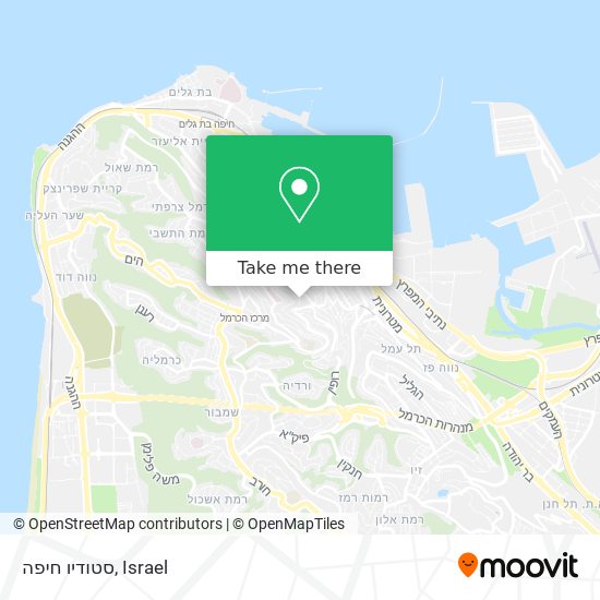 Карта סטודיו חיפה