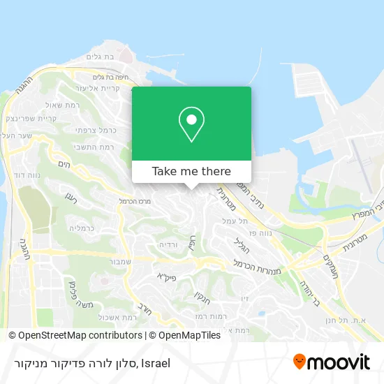 Карта סלון לורה פדיקור מניקור