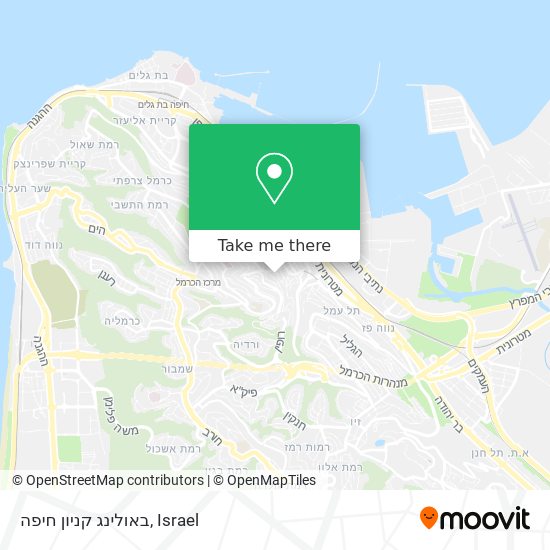 באולינג קניון חיפה map