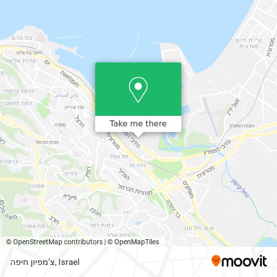 צ'מפיון חיפה map