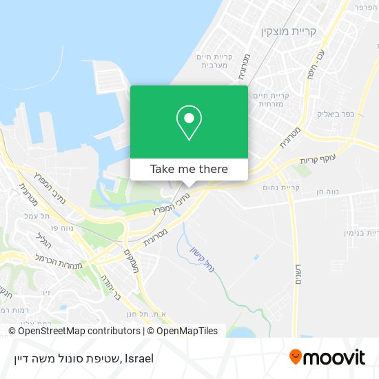 שטיפת סונול משה דיין map
