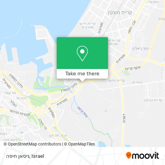 ניסאן חיפה map