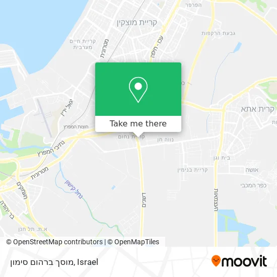 Карта מוסך ברהום סימון