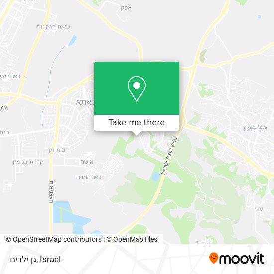 גן ילדים map