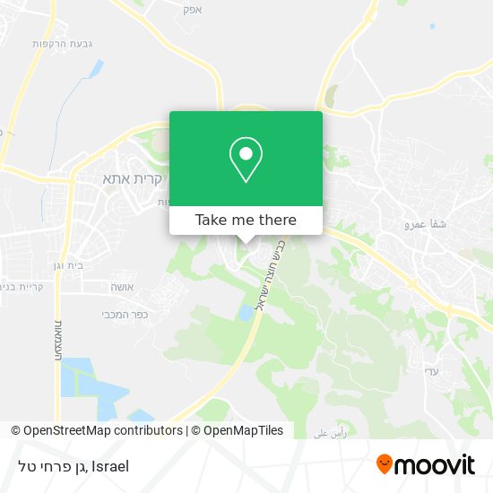 גן פרחי טל map