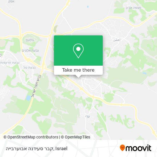 קבר סעידנה אבוערבייה map