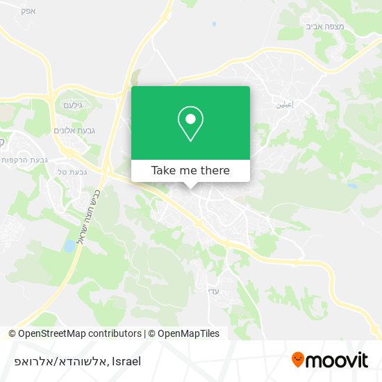 אלשוהדא/אלרואפ map