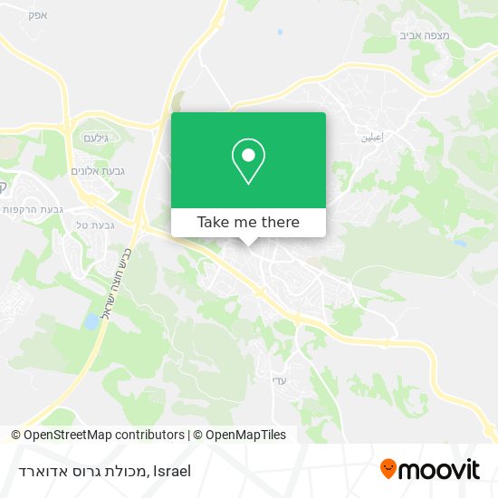 מכולת גרוס אדוארד map