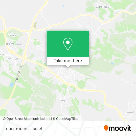 בית ספר חט ב map