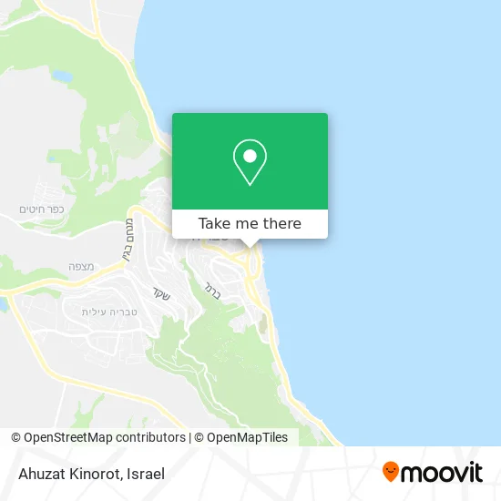 Карта Ahuzat Kinorot