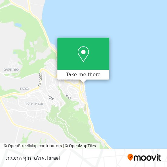 אולמי חוף התכלת map