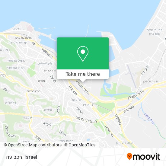 רכב עוז map