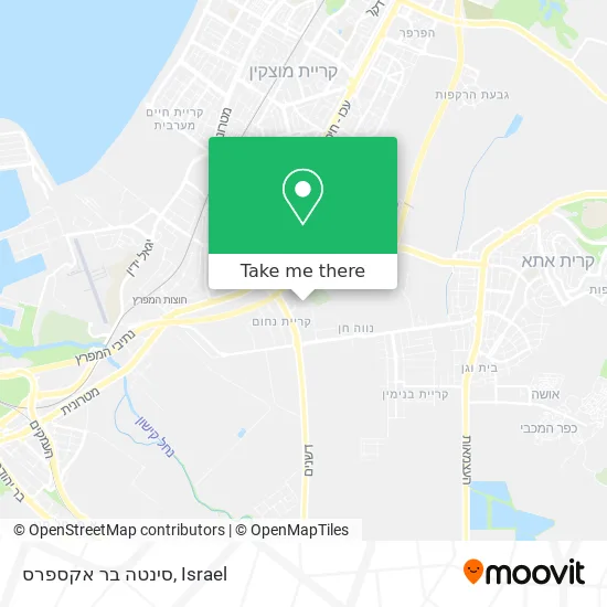 Карта סינטה בר אקספרס