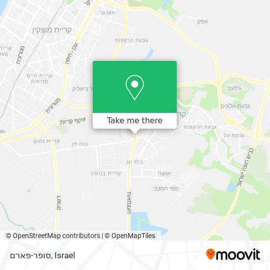 סופר-פארם map