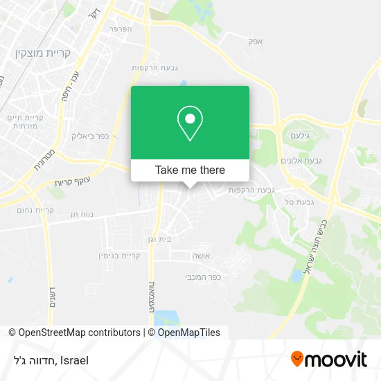 Карта חדווה ג'ל