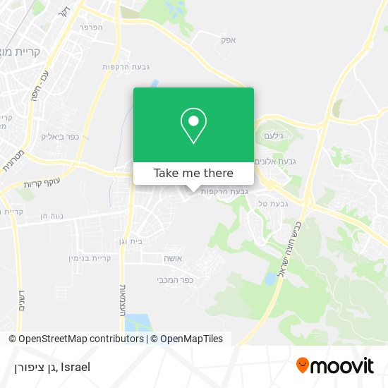 גן ציפורן map