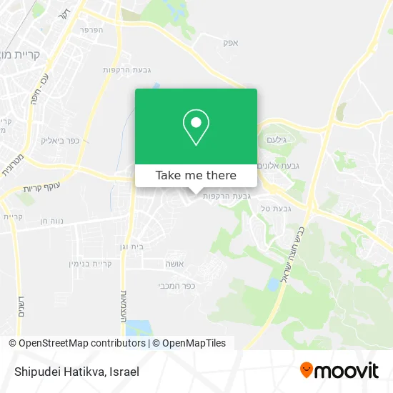 Карта Shipudei Hatikva