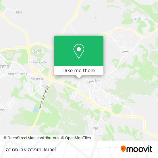 Карта מונירה אבו סמרה