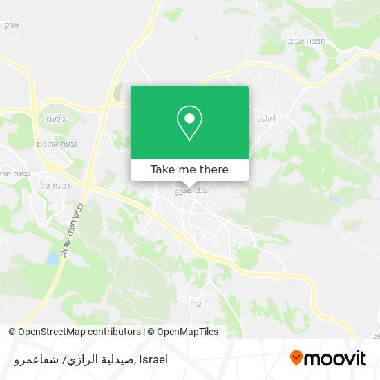 صيدلية الرازي/ شفاعمرو map