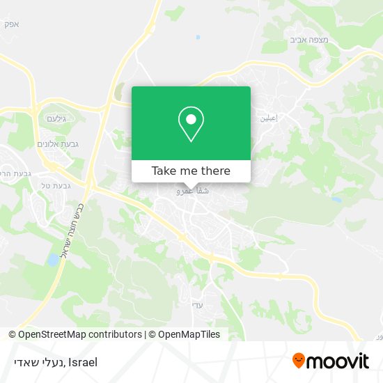 נעלי שאדי map