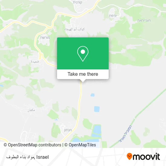 Карта مواد بناء البطوف