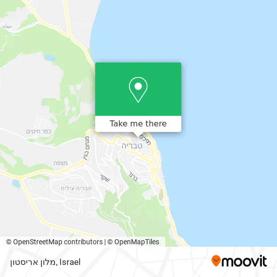 Карта מלון אריסטון