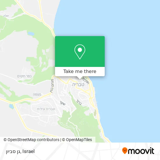 Карта גן סביון