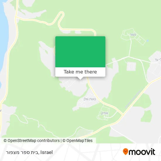 Карта בית ספר מצפור