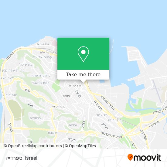 ספרדייז map