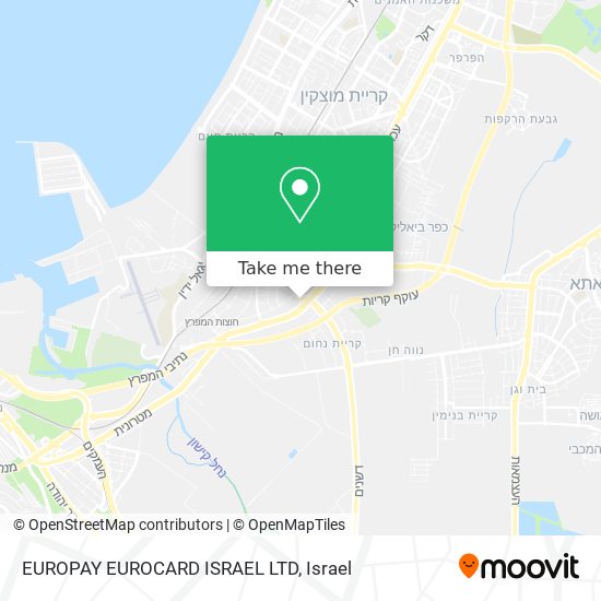 EUROPAY EUROCARD ISRAEL LTD map