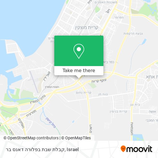 קבלת שבת בפלורה דאנס בר map