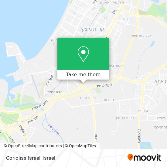 Карта Corioliss Israel